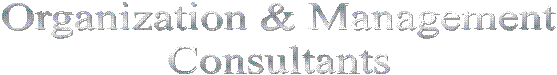 Organization & Management
Consultants